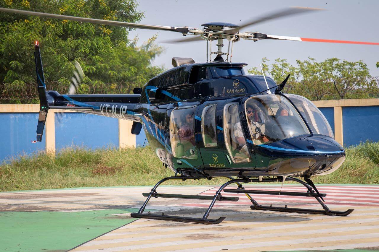 Helicopter rental service in Rajasthan